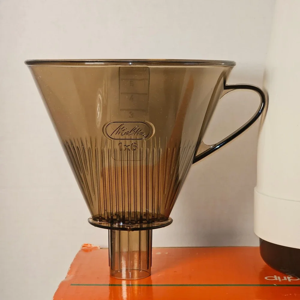 NOB‎ Melitta Thermos Filter Drip Coffeemaker 1x6 Cone TCM-6/6 West Germany 1983